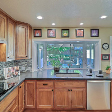 Two-Toned Walnut Kitchen
