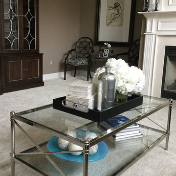 Lights, Camera & Glamorous Family Room