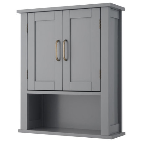 Home Mercer Wall Cabinet with Open Shelf