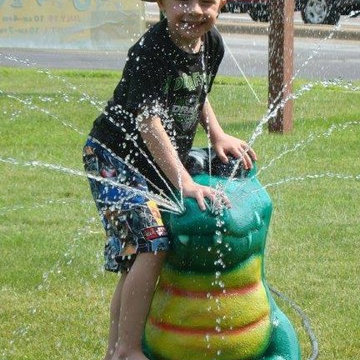 Portable Splash Pad for your backyard