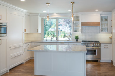 Inspiration for a transitional kitchen remodel in Other