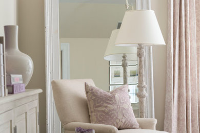 Inspiration for a transitional bedroom remodel in New York