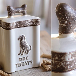 Ceramic Dog Treats Canister - Products
