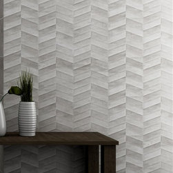 Art Stone Painting Grey Chevron 300x800 - Wall & Floor Tiles