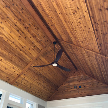 Cedar Porch and Deck Combination in Powell, OH