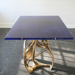 Dining Room Table with Custom Bronze Base - Products