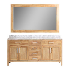 50 Most Por Oak Bathroom Vanities For 2018 Houzz Design Element London 72 Double Sink Vanity Set Honey Oak Bathroom Vanities