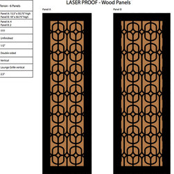Laser Cut Panels for a Custom Armoir - Armoires And Wardrobes