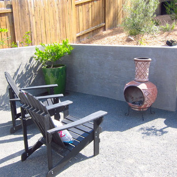 Rolando Village Modern Backyard