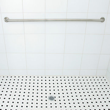 ADA Compliant Bathroom With Wheelchair Accessible Shower