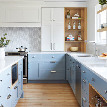 Cloudy Blue Sky Kitchen