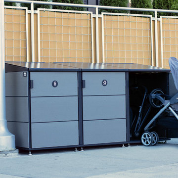 Our stroller storage is perfect for families that don't want to bring the stroll