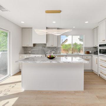 Kitchen Relocation and layout reconfiguration