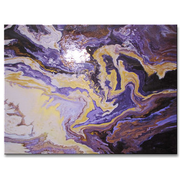 Abstract Resin Coated Limited Edition Painting 48" x 36" by ELOISExxx