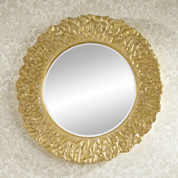 Decora Flora Gold Mirror - Deknudt Mirrors - Wall Mirrors