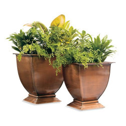 Copper Footed Planters - Products