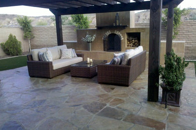 Patio - southwestern patio idea in Phoenix