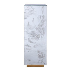 Worlds Away - Worlds Away Pablo Mirror Pedestal - Home Decor