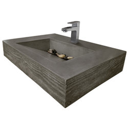 Contemporary Bathroom Sinks by Trueform Concrete
