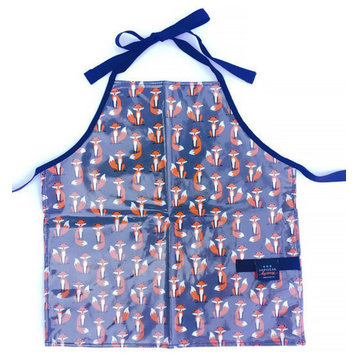 Kids Apron in Foxes