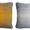 Double-Sided Gradient Cushion Cover, Yellow