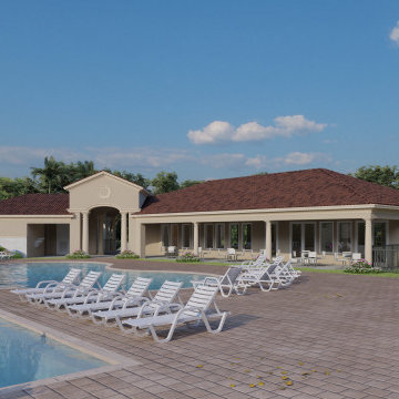 3D Club House Rendering (Venice Woodlands Club House)