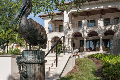 Tuscan exterior home photo in Tampa