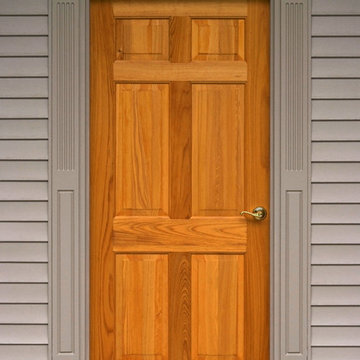 Hemlock Veneer Exterior Door