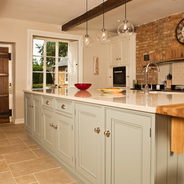 A Traditional Country Kitchen In Farmhouse Style