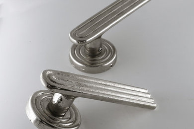 Brushed Nickel Luxury door lever