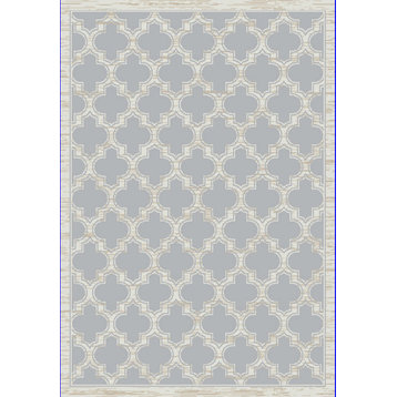Yazd 2816-910 Area Rug, Gray And Ivory, 2'x7'7" Runner