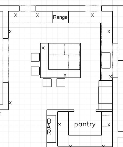 Kitchen island seating