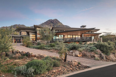 This is an example of a contemporary exterior in Phoenix.