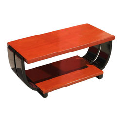 Art Deco Mahogany Coffee Table by Brown Saltman - Coffee Tables