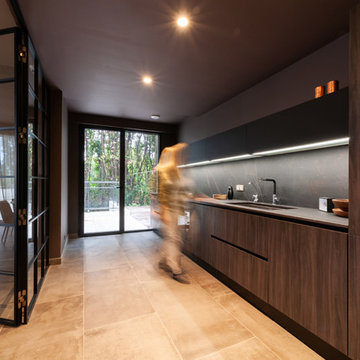 Cuisine dans un appartement prestigieux à Cannes