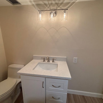 Transitional Bathroom Remodels & Full Condo Flooring Update – Florida