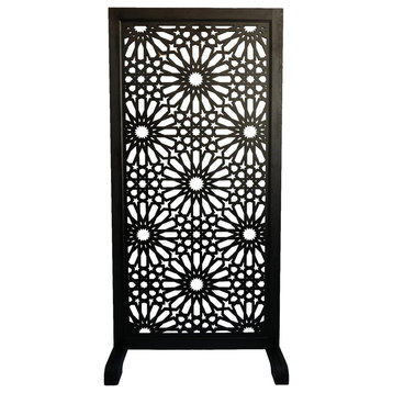 Moroccan Wood Ebony Panel