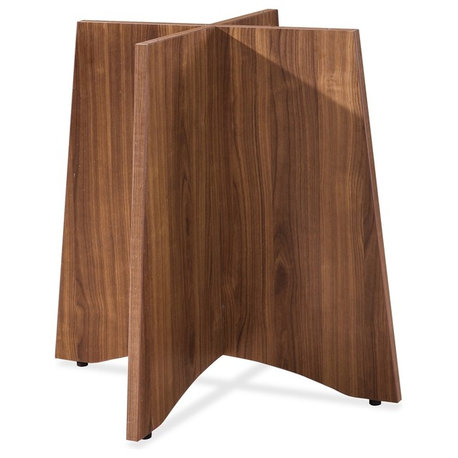 Lorell Essentials Series Walnut Laminate Round Table, 29.5"x29.5"x28.5"