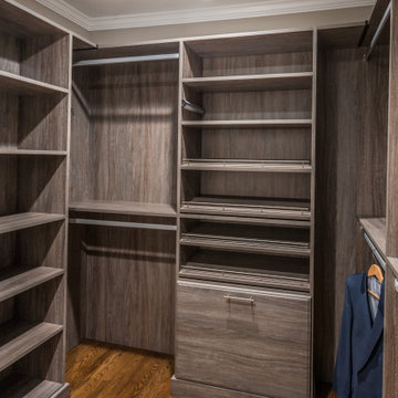 Alexandria Aging In Place Master Bath Remodel with Closet Organization