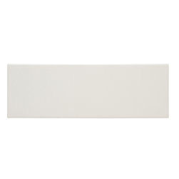 6th Avenue Field 4" x 12" in White Matte - Wall And Floor Tile
