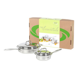 360 Cookware 4-Piece Box Set - Contemporary - Cookware Sets - by 360 ...