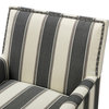 Herrera Classic Armchair With Pattern, Black