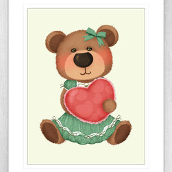Bear Buddies - Framed Wall Art (BEAR012) - Kids Wall Decor