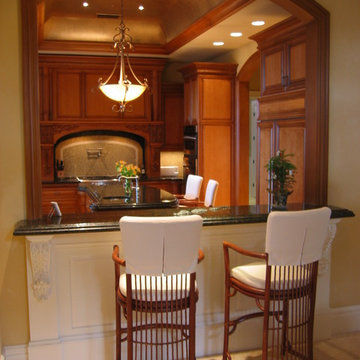Kitchen - stained
