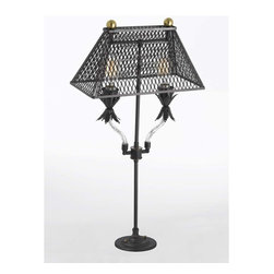 Matrix 2 Light Table Lamp | Oil Bronze - Table Lamps