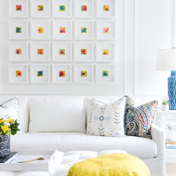 Pops of Colour Living Room