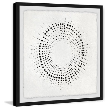 "Spherical Dots" Framed Painting Print, 24"x24"