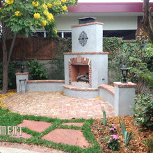 brick fireplaces