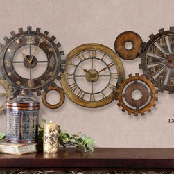 Uttermost Spare Parts Wall Clock - Products