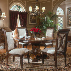 "Michael Amini" Hazelnut 5 PC Dining Set, Villagio Collection - Furniture